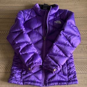 The North Face Vibrant Purple Quilted Jacket M( 10-12 )